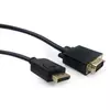 GEMBIRD DisplayPort na VGA adapter/ crni/ 1.8m (CCP-DPM-VGAM-6)