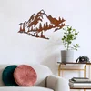Wallity Zidna dekoracija Mountain-3, 70cmx40cm, Bakar