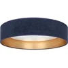 Brilagi-LED prigušiva svetiljka VELVET SM. 36W/230V 3000-6000K prečnik 55 cm plava/zlatna WT+DO