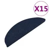 Vidaxl Samolepilne preproge za stopnice 15 kosov 65x22,5x3,5 cm modre