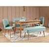 HANAH HOME Trpezarijski set Vina 0701 4 AtlanticGreen
