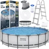 BESTWAY Okrugli bazen sa metalnim okvirom/ merdevinama i filter pumpom 549x122m Steel Pro max/
