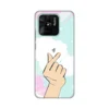 Silikonska maska za Xiaomi Redmi 10C Magic Love Print tirkizna