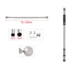 KMT Kuka za zavese sa elektropokrivkom (sjajni nikl finiš), 70-120cm