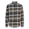 JACK & JONES Muška karirana košulja 12235982, Teget-braon