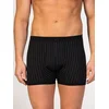 zd ZERO DEFECTS Boksarice Helios prinstriped Egyptian cotton črna