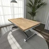 Hanah Home Proširivi trpezarijski sto, Krem