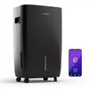 Klarstein DryFy Connect 60, razvlaževalnik zraka, WiFi, kompresijski, 60l/24h, 55m2 (DXJ5-Kl-DF 60 S-BL)