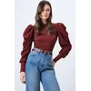 Trend Alacati Stili Ženska bluza dugih rukava Alc-X13069, Crvena