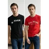 Trendyol muška majica Tmnss26Ts00043, Crna-Crvena