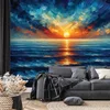 Fototapeta dramatičen sončni zahod nad oceanom - 539x363