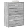 Ormari s 2 ladice 2 kom boja hrast 60x31x40cm konstruirano drvo