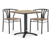 HOBRO D70 sto natur + 2 TAGMARK stolice crna