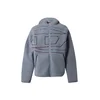 DIESEL Prehodna jakna S-ZAT dimno-siva/bordo