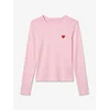 VERO MODA Majica VMCHLOE roza/rdeča