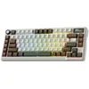 Royal Kludge Gaming mehanička tastatura L75, RGB, Hot-Swap, Krem