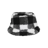 Sherpa Check Bucket Hat White/Black