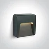 VANJSKA ZIDNA LED SVJETILJKA 1,5W CCTV IP65 ANTRACIT