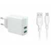 Brzi punjač: adapter 2xUSB 230V 2.4A + kabal iPhone 1m Car Commerce