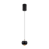 Immax NEO 07219L - LED prigušiva lustr DORMINE 6W/230V mat crna Tuya + daljinski upravljač
