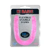 Jelly Flexible Double Dong-Pink
