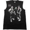 Run DMC Gold Chains Photo Black L Majica
