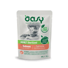 Oasy Chunks in Gravy Sterilized Adult losos v omaki, vrečka - 85 g 85 g