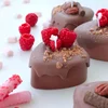 Ketlimons Set sveća Chocolatier’s Hearts, 2 komada, Braon