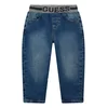 Guess Jeans hlače N6RA03 D46T0 Modra Regular Fit