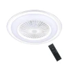 Brilagi - LED prigušiva svetiljka sa ventilatorom RONDA LED/48W/230V bela + daljinski upravljač