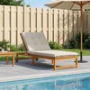 vidaXL Blazina za ležalnik GEMERT 100% poliester Bela 190 x 70 x 9 cm