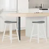 Trpezarijske stolice 2 pcs Bijelo 46 x 37 x 63 cm