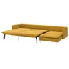 SÖDERHAMN Sofa ležaj 4-sed, s lenjivcem/Kelinge tamnožuta