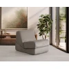 Atelier del Sofa Fotelja na razvlačenje Origami, 100x70x70cm, Siva