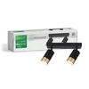 Green tech gu10 x 2 LED spot svetiljka crno-zlatna ( noirlux-2 )