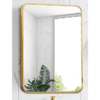 Ceramica Lux CL22 Ogledalo, 50x70, Alu-ram, Zlatno