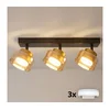 Brilagi - LED Spot svetiljka AURA LUX 3xGX53/30W/230V crna/zlatna