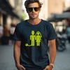 Camiseta Majica sa štampanim printom Cam 242, Muška, Teget