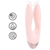 Loveline Amour - dvojni vibrator z ročaji (roza)