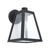 Eglo Mirandola  spoljna zidna lampa/1, e27, 60w, ip44, aluminij/staklo/crna