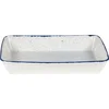 CHURCHILL Stonecast Hints Buffet Indigo Blue bifejska skleda, dolžina: 380 mm (4 kos)
