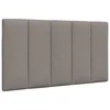 shumee vidaXL Vzglavna stranica taupe 90 cm blago