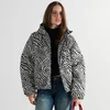 Cropp - Prošivena puffer jakna s kapuljačom - šareno