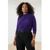 Trendyol Curve Ženska bluza Tbbaw26Af00104, Ljubičasta