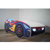 Dečiji krevet 160x80cm (trkacki auto) red blue car - LED ( 74008 )