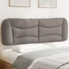Vidaxl Blazina za vzglavje Hvar taupe 160 cm blago