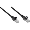 Intellinet Intellinet 739856 RJ45 omrežni kabel\, Patch kabel CAT 6 S/FTP 1.50 m črna zaščita iz folije\, pletena zaščita\, brez halogena 1 kos, (20417903)