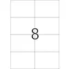 Etikete 105X74 A4/8 1/100 bela