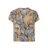 MEXX Bluza svetlo rjava / črna / bela