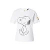 PRINCESS GOES HOLLYWOOD Majica Snoopy Smile More črna / bela